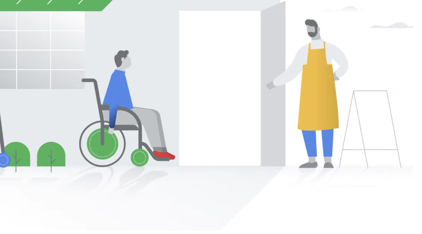 Εικόνα από το βίντεο Google Maps Accessible Places.