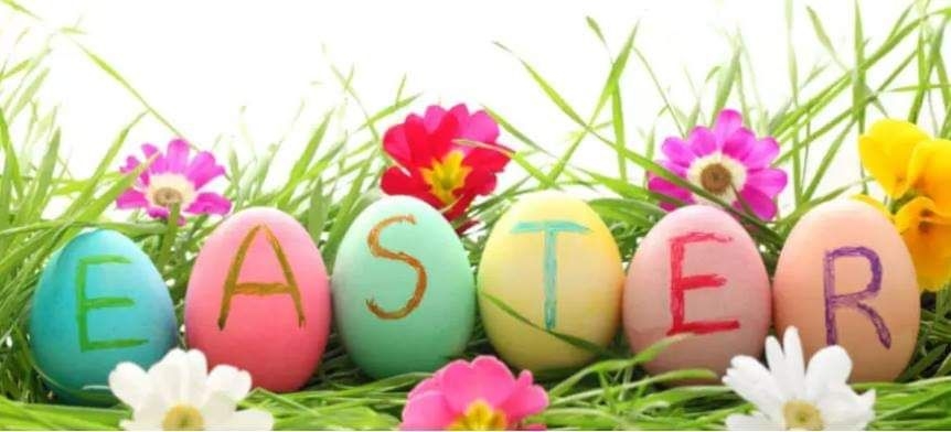 Πασχαλινά χρωματιστά αυγά.