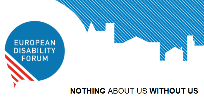 Λογότυπο EDF (European Disability Forum)