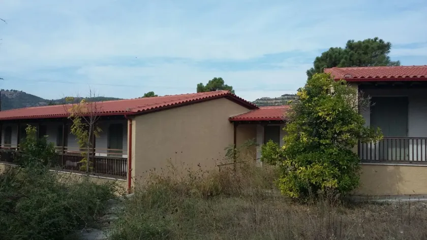 Εικόνα από το εξωτερικό χώρο των ΣΥΔ Δήμου Βόλου.