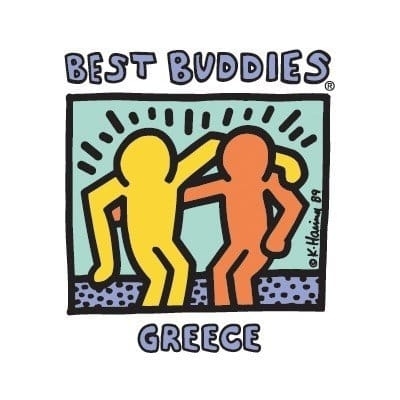 Λογότυπο Φιλαράκια Ελλάδας (Best Buddies Greece).