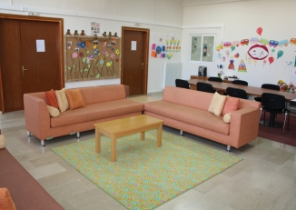 Φωτογραφία από τους χώρους του ΚΔΑΠ-ΜΕΑ “Αγκαλιά-Ζω” του Δήμου Θέρμης στη Θεσσαλονίκη.