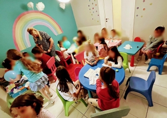 Φωτογραφία από τις δραστηριότητες του Ελληνικού Συλλόγου Επιλεκτικής Αλαλίας.