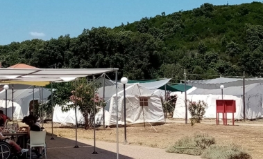 Εικόνα από τις εγκαταστάσεις της Κατασκήνωσης στην Ολυμπιάδα Χαλκιδικής.