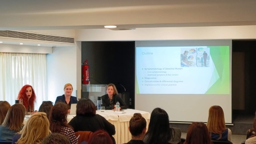 Φωτογραφία από τις δραστηριότητες του Ελληνικού Συλλόγου Επιλεκτικής Αλαλίας.