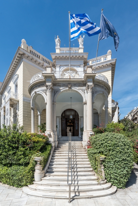 Εξωτερική άποψη του Μουσείου Κυκλαδικής Τέχνης.