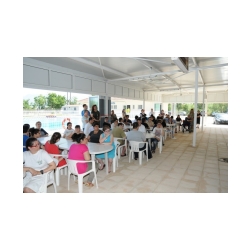 Εικόνα από τις δραστηριότητες στο Ναυταθλητικό Κέντρο του Εργαστηρίου "Παναγία Ελεούσα" στο Μεσολόγγι.