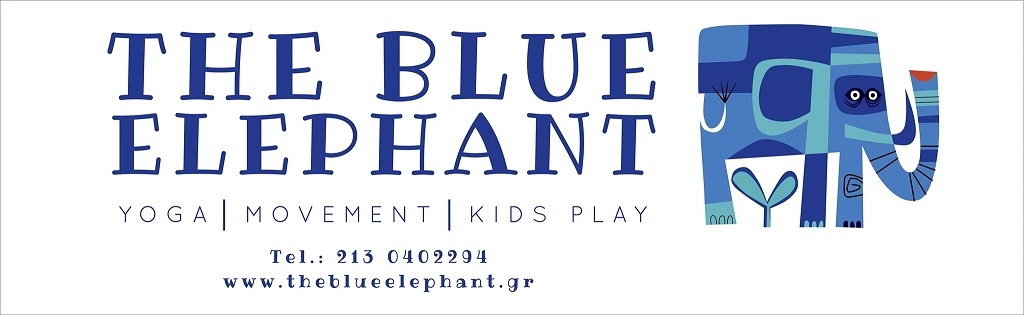 Λογότυπο The Blue Elephant στο Νέο Ψυχικό.