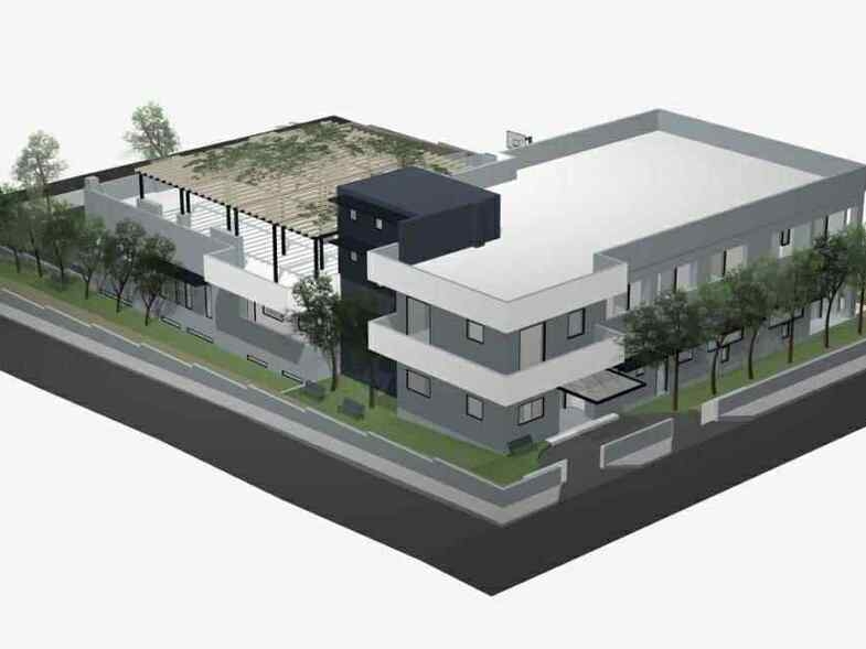 Μακέτα της δομής στην Πάτρα.