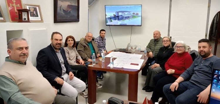 Φωτογραφία των αρμόδιων για τη ΣΥΔ Φλώρινας.