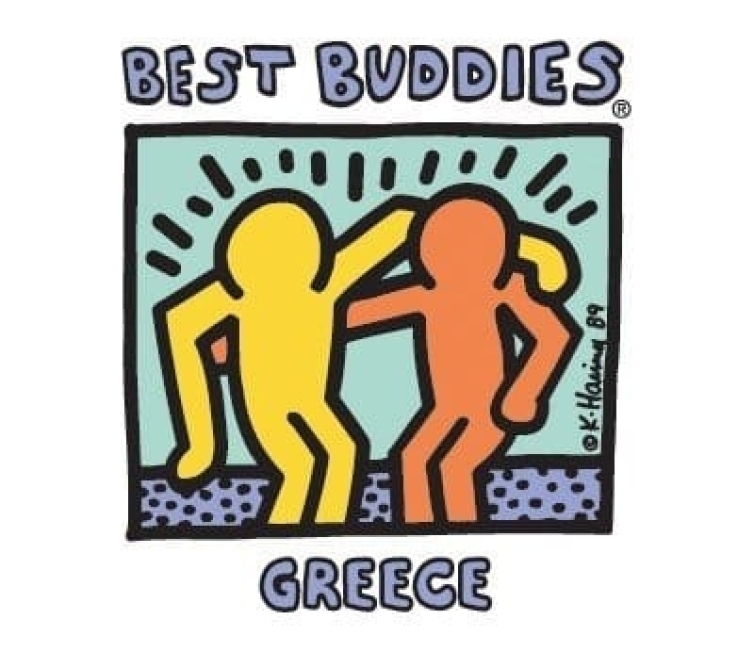 Λογότυπο Φιλαράκια Ελλάδας (Best Buddies Greece).
