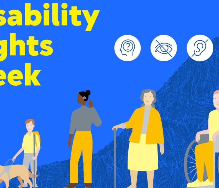 Αφίσα για τη Disability Rights Week.