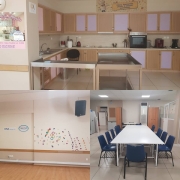 Εικόνα από τους εσωτερικούς χώρους στον Πολυχώρο Γέφυρα Ζωής ΑμεΑ.